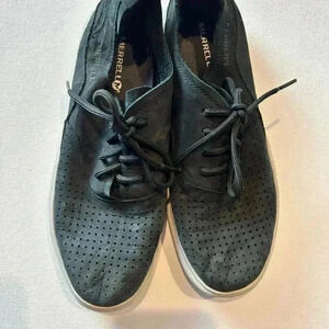 Merrell black Nubuck shoes size 8